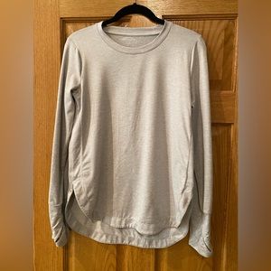 Light gray Athleta long sleeve shirt